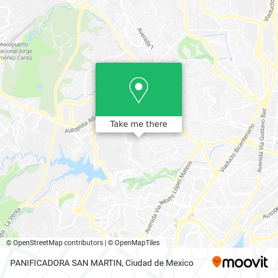 PANIFICADORA SAN MARTIN map