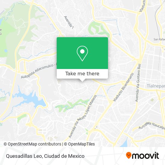 Mapa de Quesadillas Leo