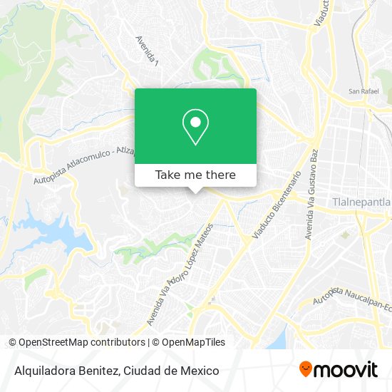 Alquiladora Benitez map