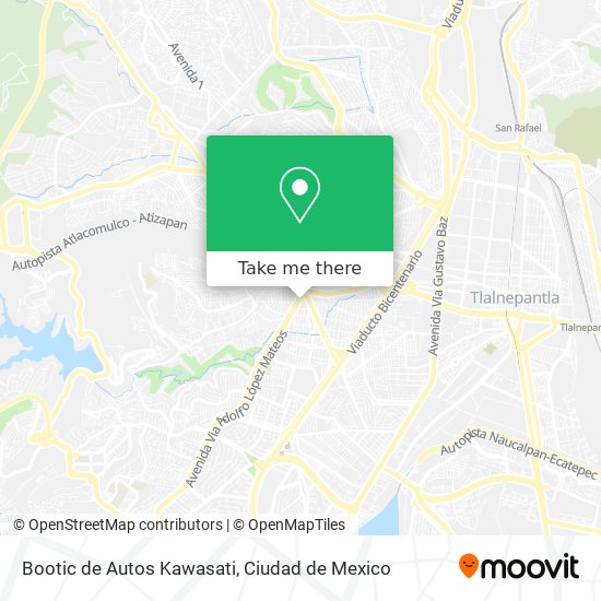 Bootic de Autos Kawasati map
