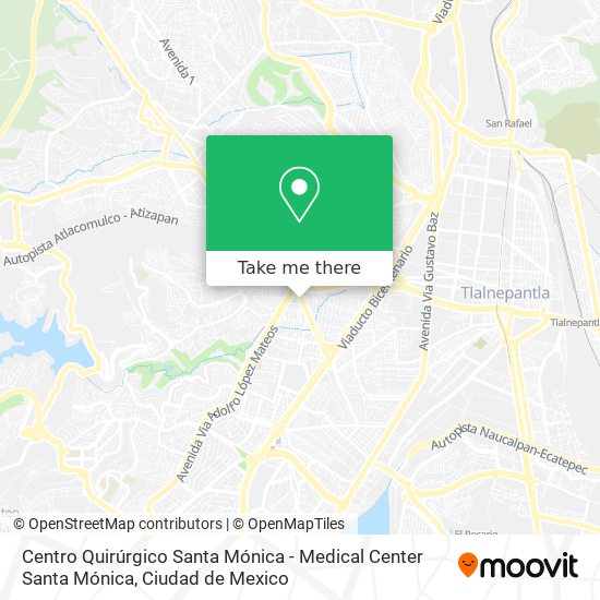 Centro Quirúrgico Santa Mónica - Medical Center Santa Mónica map