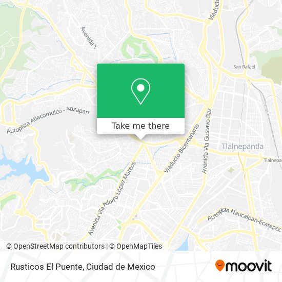Rusticos El Puente map
