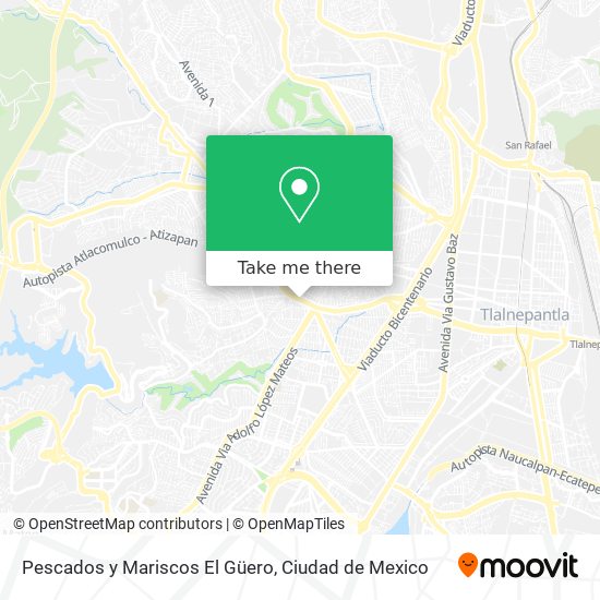 Pescados y Mariscos El Güero map