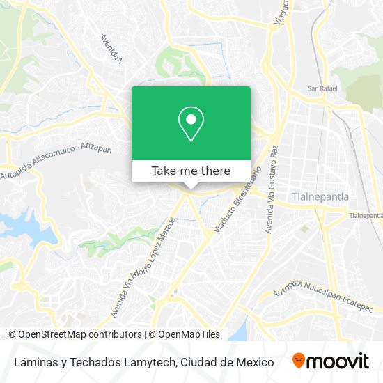 Láminas y Techados Lamytech map