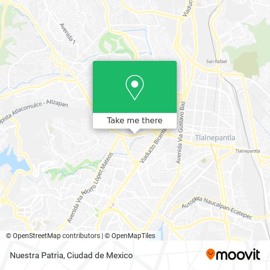 Nuestra Patria map