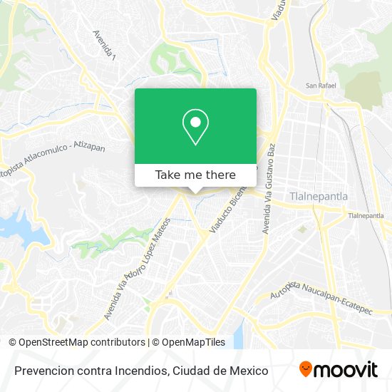 Mapa de Prevencion contra Incendios