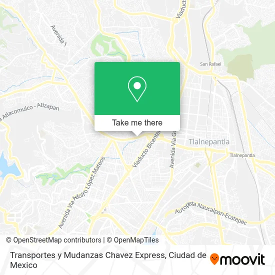 Transportes y Mudanzas Chavez Express map