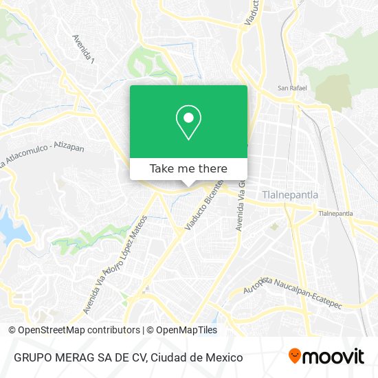 GRUPO MERAG SA DE CV map