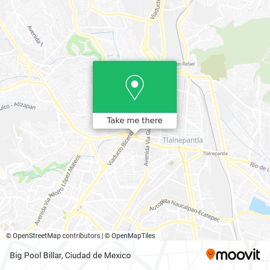 Mapa de Big Pool Billar