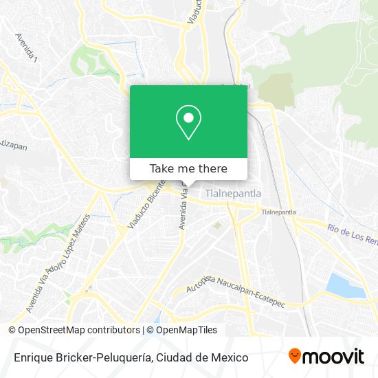 Enrique Bricker-Peluquería map
