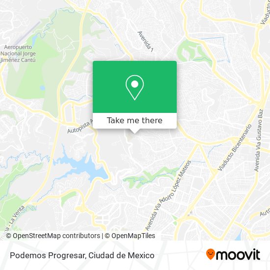 Podemos Progresar map