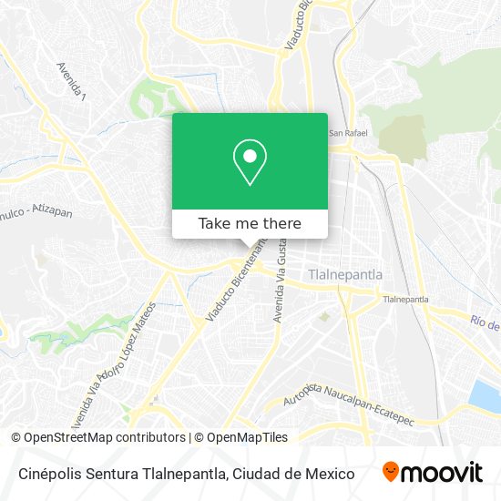 Cinépolis Sentura Tlalnepantla map