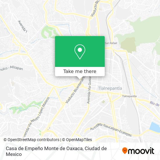 Mapa de Casa de Empeño Monte de Oaxaca