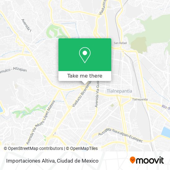 Importaciones Altiva map