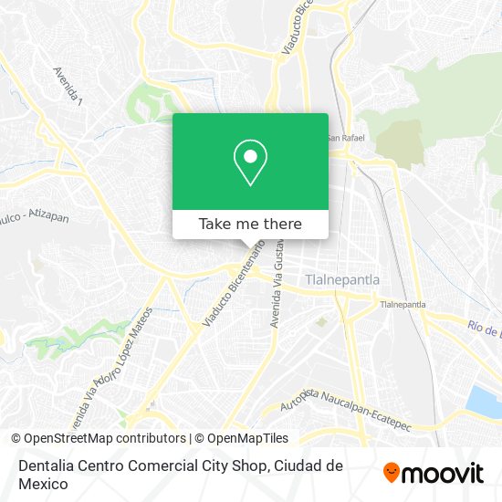 Dentalia Centro Comercial City Shop map