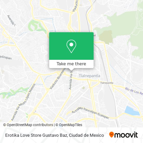 Erotika Love Store Gustavo Baz map