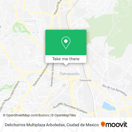 Delichurros Multiplaza Arboledas map