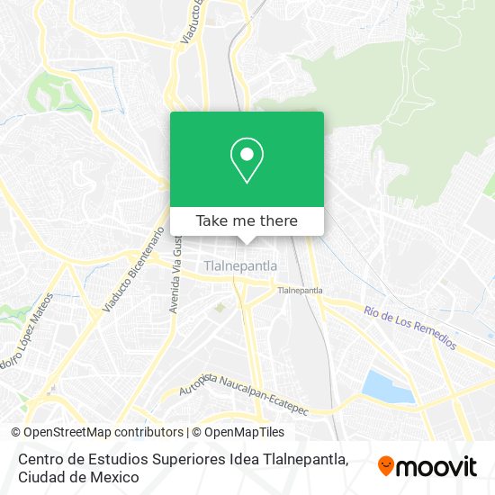Centro de Estudios Superiores Idea Tlalnepantla map