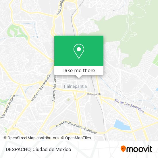 Mapa de DESPACHO