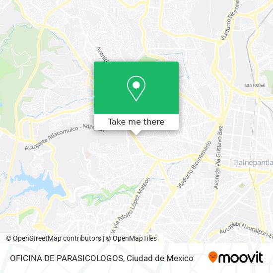 OFICINA DE PARASICOLOGOS map