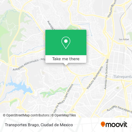 Transportes Brago map