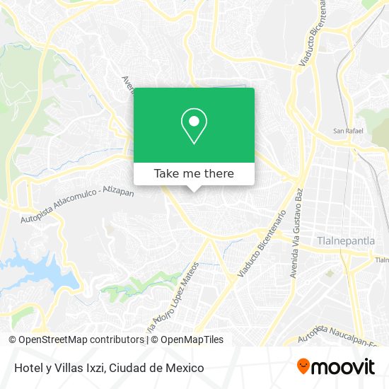 Hotel y Villas Ixzi map