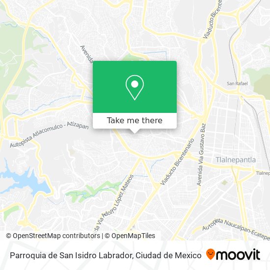 Parroquia de San Isidro Labrador map