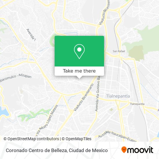 Coronado Centro de Belleza map