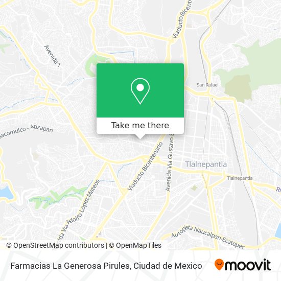 Farmacias La Generosa Pirules map