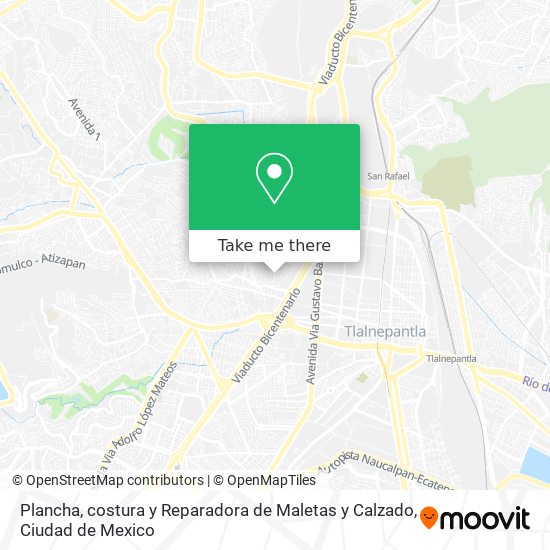 Plancha, costura y Reparadora de Maletas y Calzado map