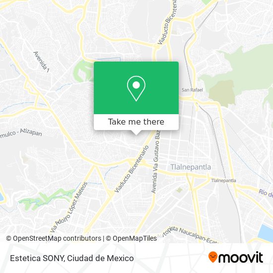 Estetica SONY map