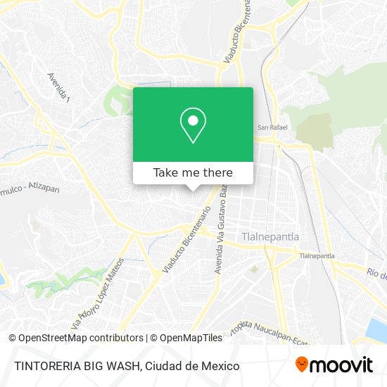 Mapa de TINTORERIA BIG WASH