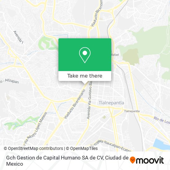 Gch Gestion de Capital Humano SA de CV map