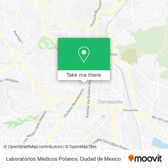 Laboratorios Médicos Polanco map