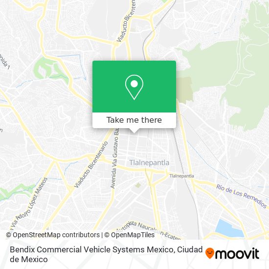 Bendix Commercial Vehicle Systems Mexico map
