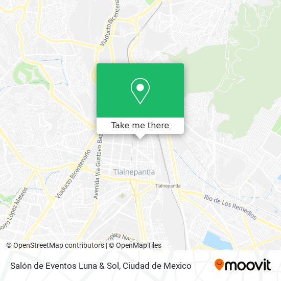 Salón de Eventos Luna & Sol map