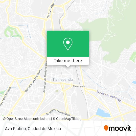 Mapa de Avn Platino