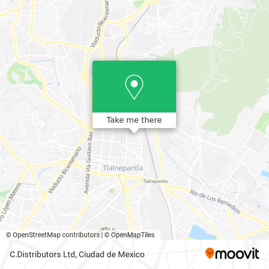 C.Distributors Ltd map