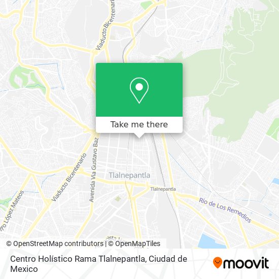 Centro Holístico Rama Tlalnepantla map