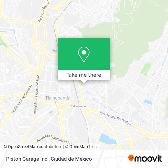 Piston Garage Inc. map