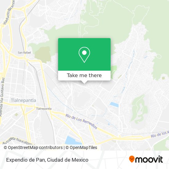 Mapa de Expendio de Pan