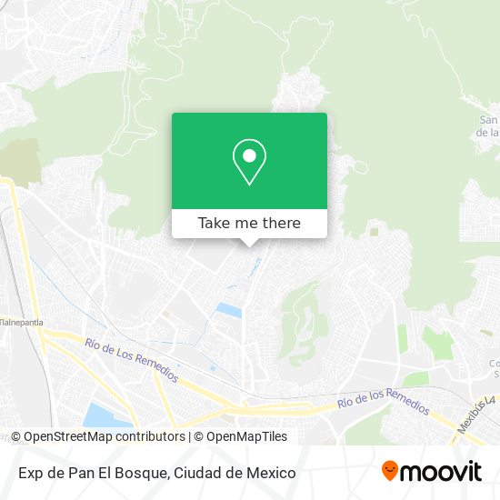 Exp de Pan El Bosque map