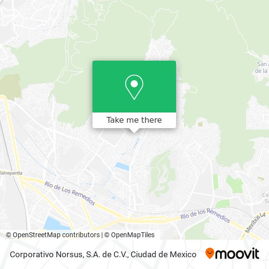 Corporativo Norsus, S.A. de C.V. map