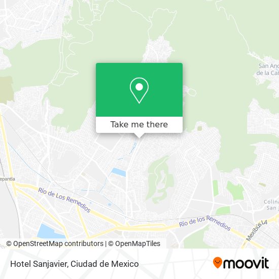 Hotel Sanjavier map
