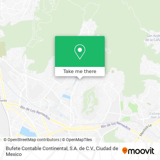 Bufete Contable Continental, S.A. de C.V. map