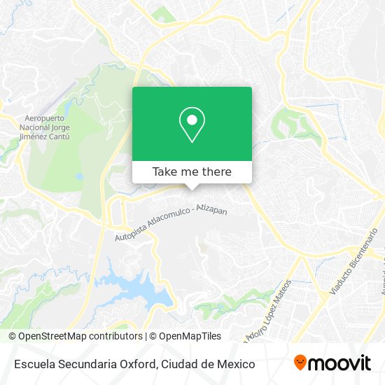 Escuela Secundaria Oxford map