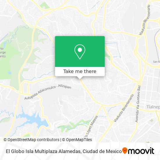 El Globo Isla Multiplaza Alamedas map