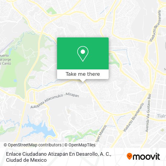 Mapa de Enlace Ciudadano Atizapán En Desarollo, A. C.