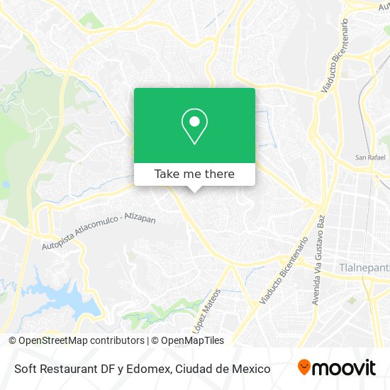 Soft Restaurant DF y Edomex map