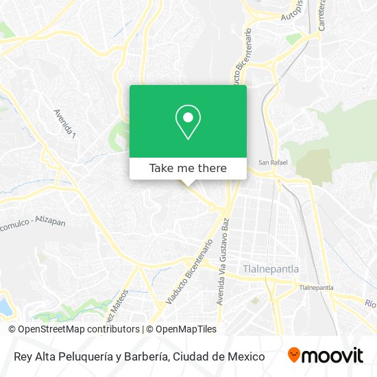 Rey Alta Peluquería y Barbería map